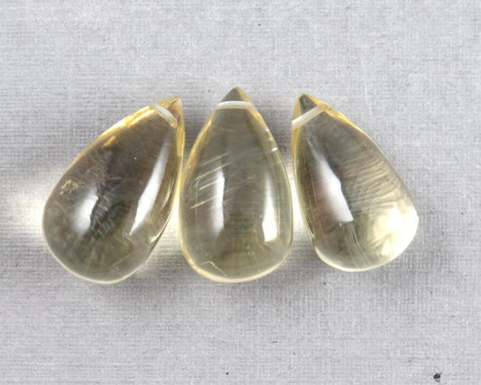 Oregon Sunstone - Bead | 15.5x9 (2), 16mm, 24.3ct | Oregon USA | OSB109 - Gem Enthusiast