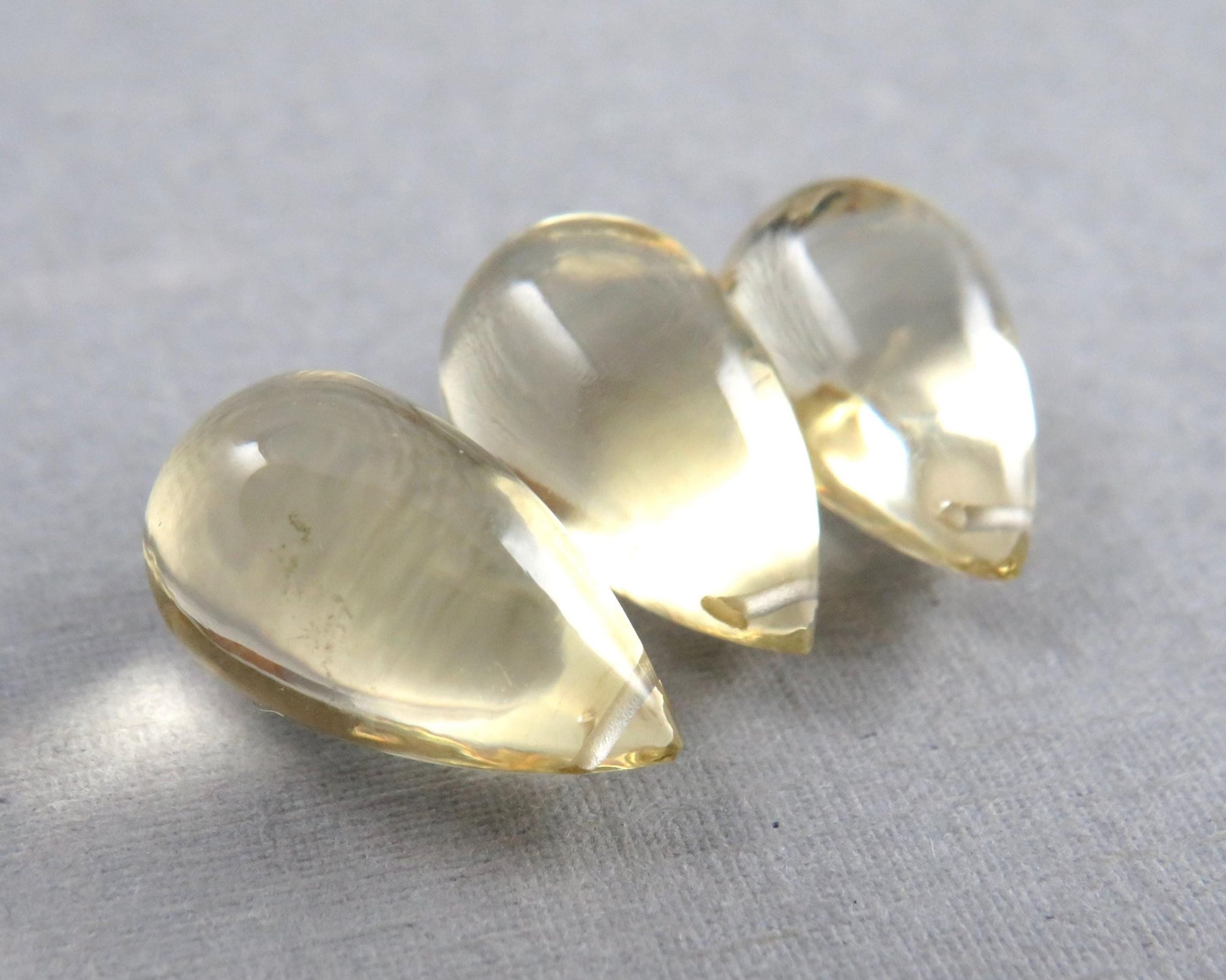 Oregon Sunstone - Bead | 15.5x9 (2), 16mm, 24.3ct | Oregon USA | OSB109 - Gem Enthusiast