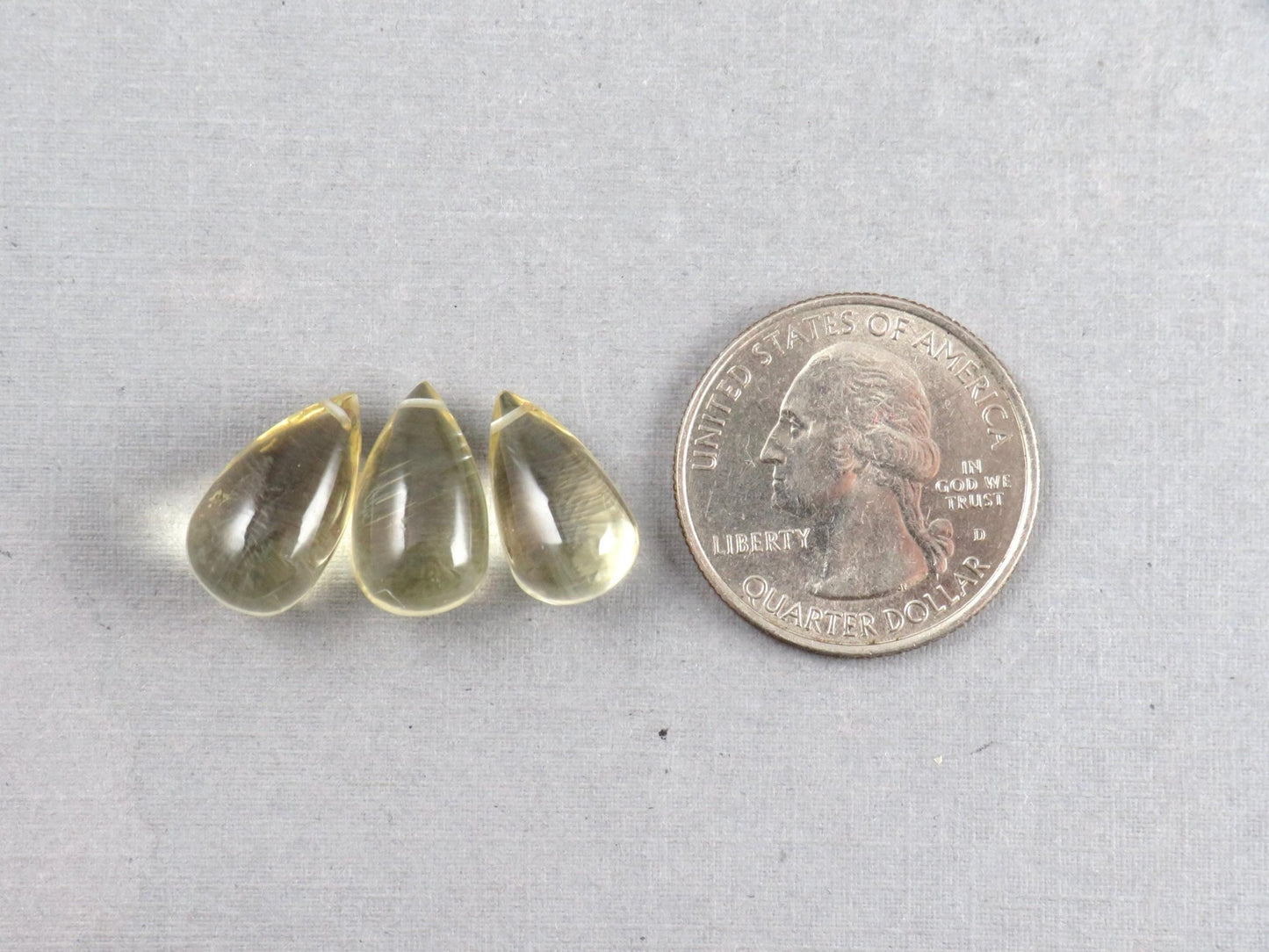 Oregon Sunstone - Bead | 15.5x9 (2), 16mm, 24.3ct | Oregon USA | OSB109 - Gem Enthusiast