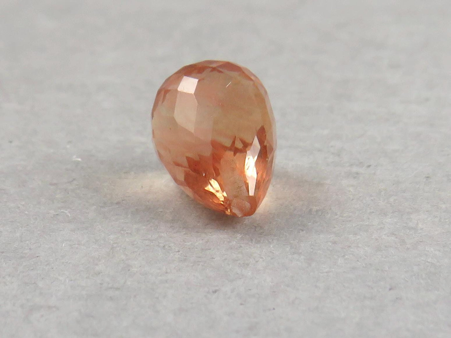 Oregon Sunstone Briolette |13x8.5mm, 6.3ct | Sun Crystal, Oregon, USA | OSB102 - Gem Enthusiast