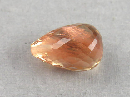 Oregon Sunstone Briolette |13x8.5mm, 6.3ct | Sun Crystal, Oregon, USA | OSB102 - Gem Enthusiast