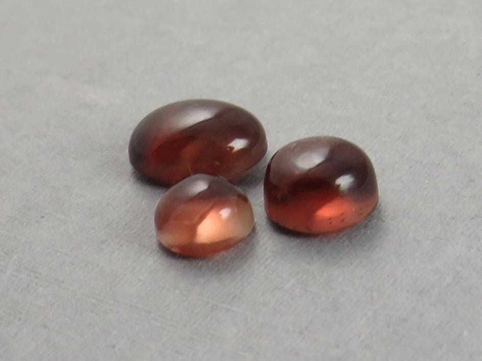 Oregon Sunstone Cabochon Set | 4.57ct | 3 - Stone Lot | Oregon USA | OSC341 - Gem Enthusiast