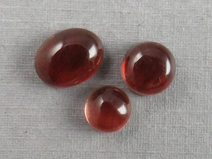 Oregon Sunstone Cabochon Set | 4.57ct | 3 - Stone Lot | Oregon USA | OSC341 - Gem Enthusiast
