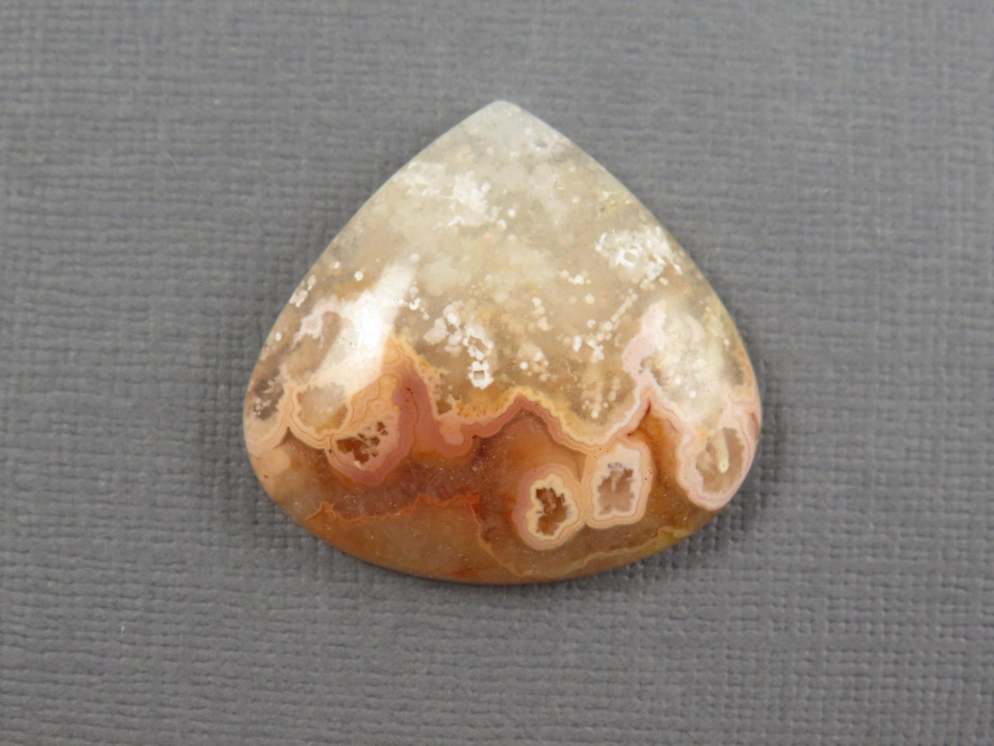 Oregon Sunstone, Crazy Lace Agate Cabochon Pear | 11–28mm | 2-Stone Lot | Oregon, USA and Indonesia | SET126 - Gem Enthusiast
