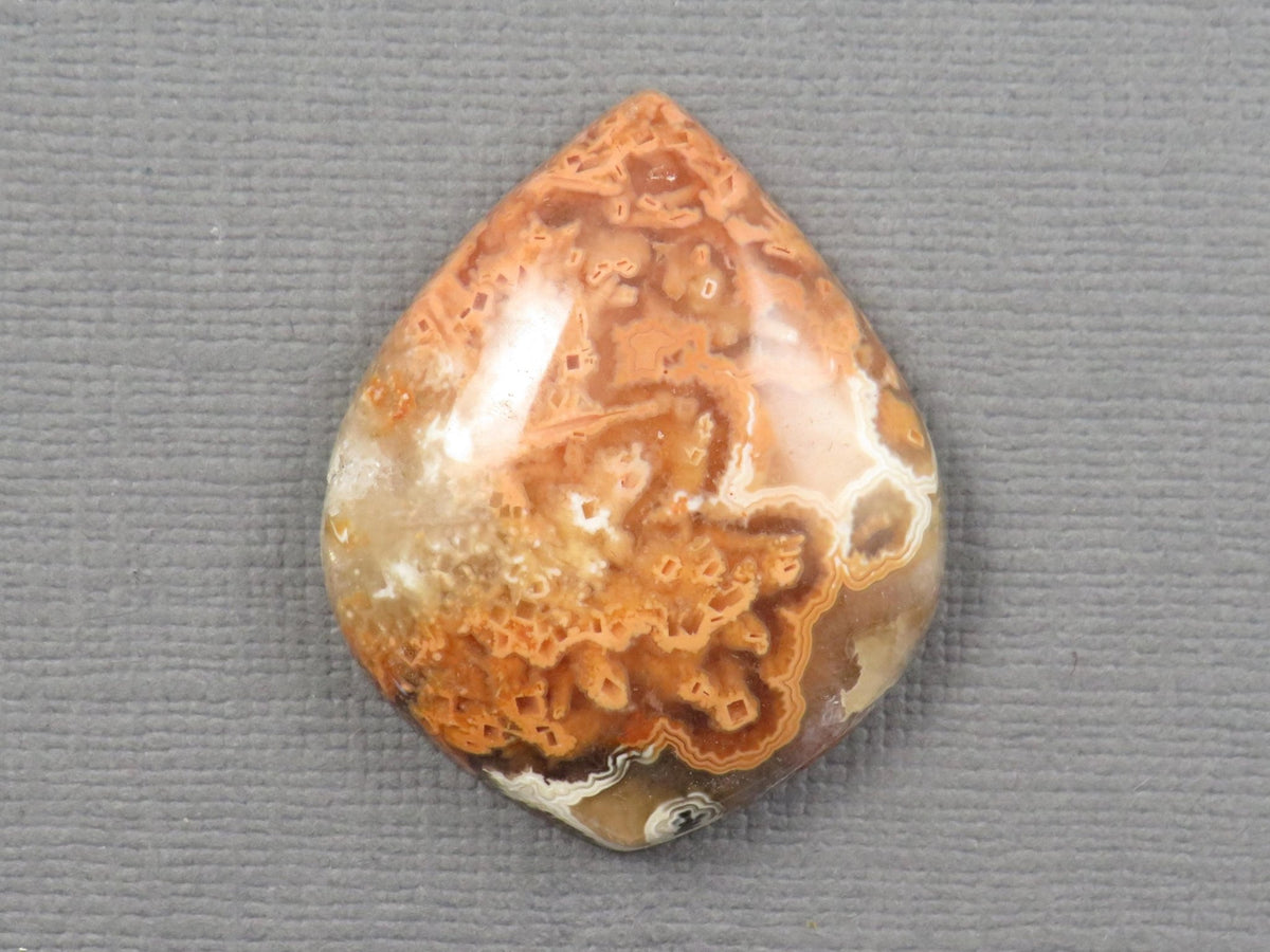 Oregon Sunstone, Crazy Lace Agate | Designer Set | 2-Stone Lot | Oregon, USA and Indonesia | SET124 - Gem Enthusiast
