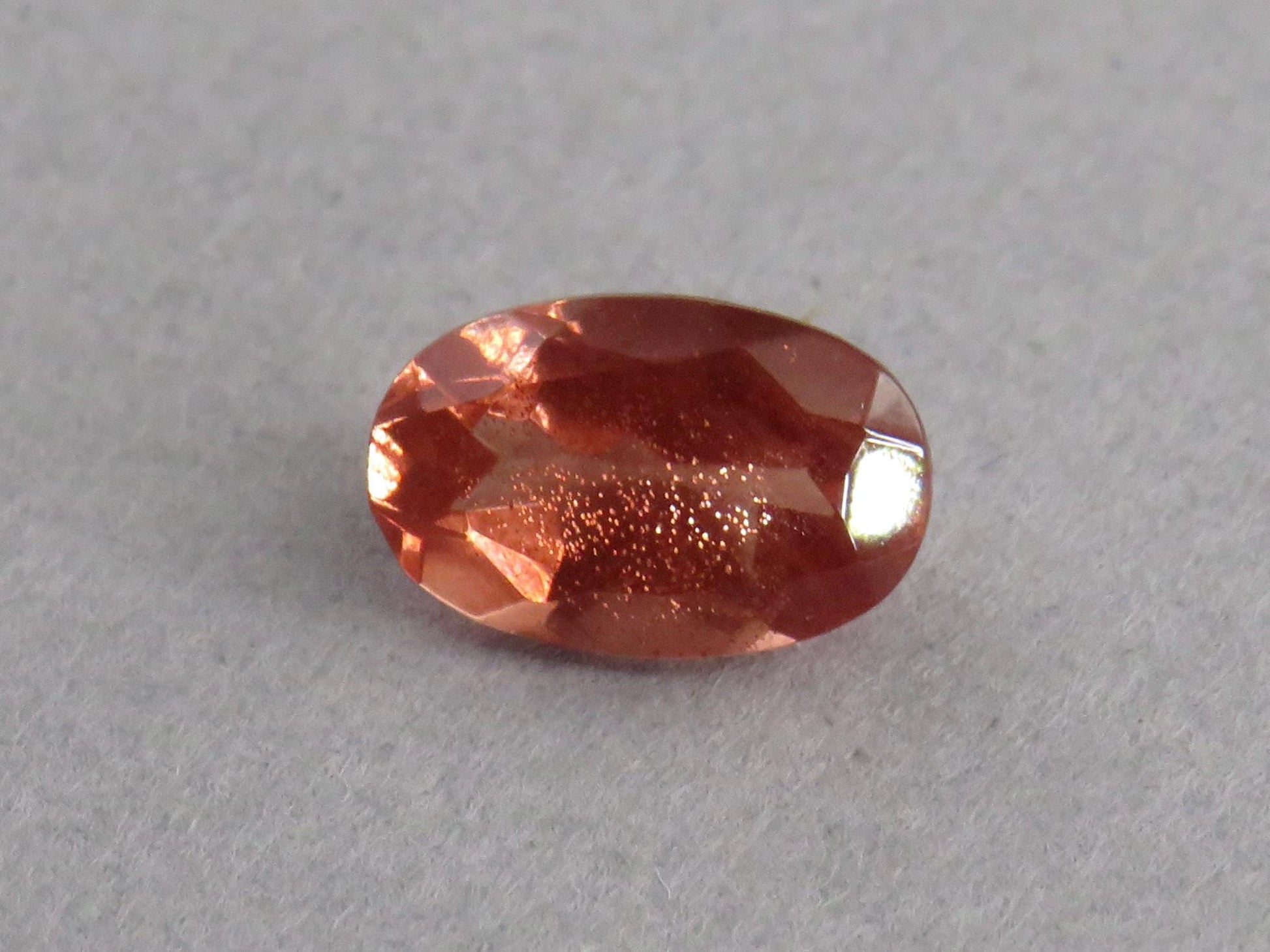 Oregon Sunstone Faceted Oval | Sunstone | 1ct | Per Stone | USA | OSF240 - Gem Enthusiast