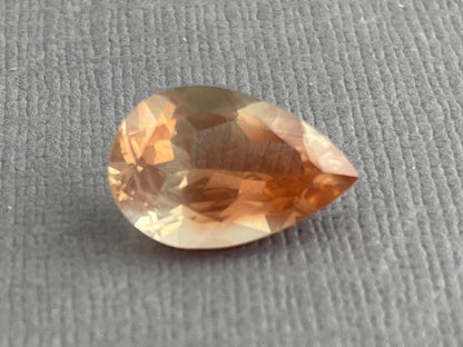 Oregon Sunstone Pear Gemstone | 14x9 mm | 4 carats | OSF187 - Oregon Sunstone - Gem Enthusiast