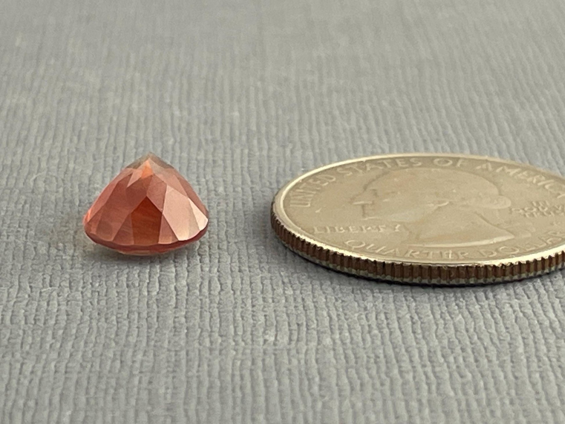 Oregon Sunstone Pear Gemstone | 14x9 mm | 4 carats | OSF187 - Oregon Sunstone - Gem Enthusiast
