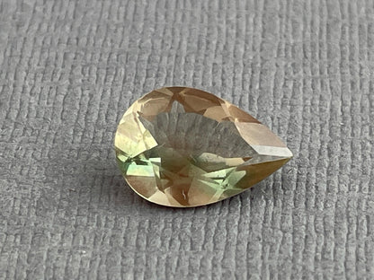 Oregon Sunstone Pear Gemstone with Green Striation | 12x8 mm | 2.2 carats | OSF186 - Oregon Sunstone - Gem Enthusiast