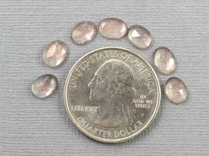 Oregon Sunstone - Rose Cut Oval Gemstone Lot | Oregon sunstone | 7mm x 5mm, 3.9ct | USA | OSR142 - Gem Enthusiast