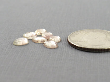 Oregon Sunstone - Rose Cut Oval Gemstone Lot | Oregon sunstone | 7mm x 5mm, 3.9ct | USA | OSR142 - Gem Enthusiast