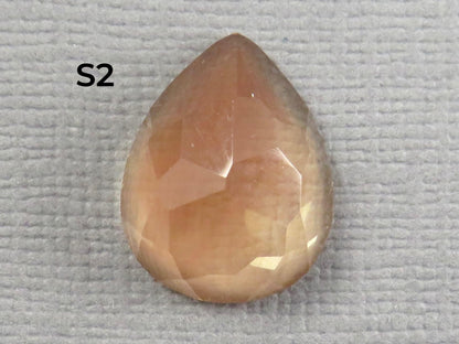 Oregon Sunstone - Rose Cut Rose Cut | 14.5mm x 11mm, avg 7ct | Sun Crystal, Oregon USA Sold Per Stone | OSR127 - Gem Enthusiast