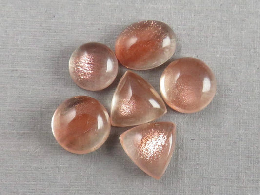 Oregon Sunstones Mixed Cabochon Lot | Schiller | 11.13 carats | OSC139 - Gem Enthusiast