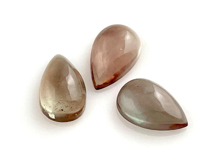 Oregon Sunstones Pear Cabochon Lot | Ethically Sourced | 2.29 carats | OSC295 - Oregon Sunstone - Gem Enthusiast