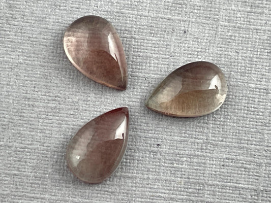 Oregon Sunstones Pear Cabochon Lot | Ethically Sourced | 2.29 carats | OSC295 - Oregon Sunstone - Gem Enthusiast