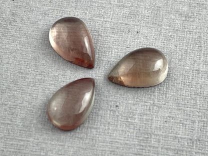 Oregon Sunstones Pear Cabochon Lot | Ethically Sourced | 2.29 carats | OSC295 - Oregon Sunstone - Gem Enthusiast