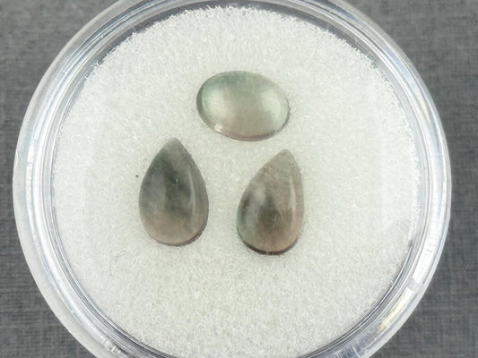 Oregon Sunstones Pear Cabochon Lot | Ethically Sourced | 2.67 carats | OSC307 - Gem Enthusiast
