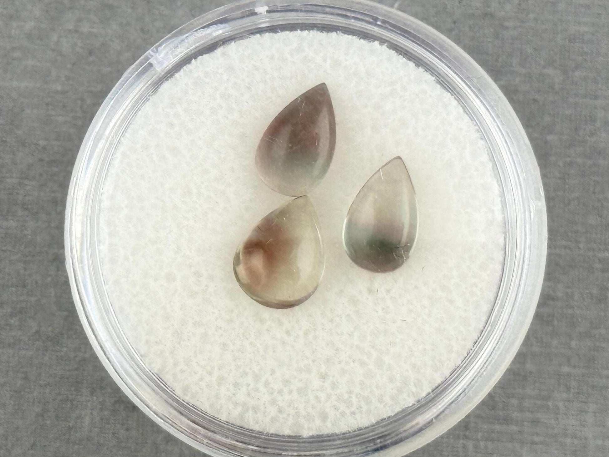 Oregon Sunstones Pear Cabochon Lot | Ethically Sourced | 3.11 carats | OSC306 - Oregon Sunstone - Gem Enthusiast