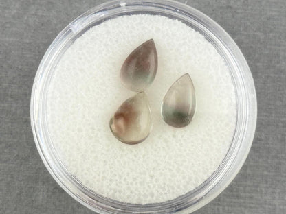 Oregon Sunstones Pear Cabochon Lot | Ethically Sourced | 3.11 carats | OSC306 - Oregon Sunstone - Gem Enthusiast