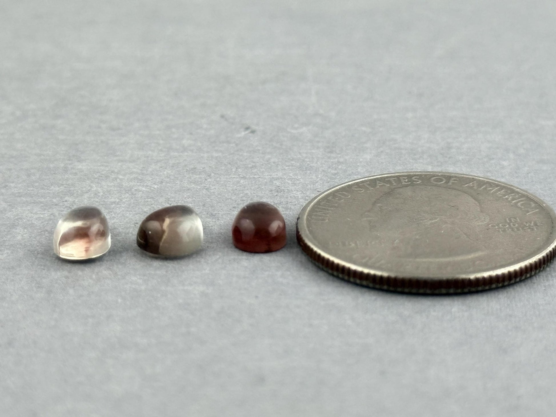 Oregon Sunstones Pear Cabochon Lot | Ethically Sourced | 3.11 carats | OSC306 - Oregon Sunstone - Gem Enthusiast