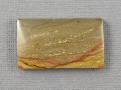 Owhyee Picture Jasper Cabochon | Rectangle | 30x17mm, 31.1ct | Owyhee Mountain Range in Oregon | JS378 - Gem Enthusiast