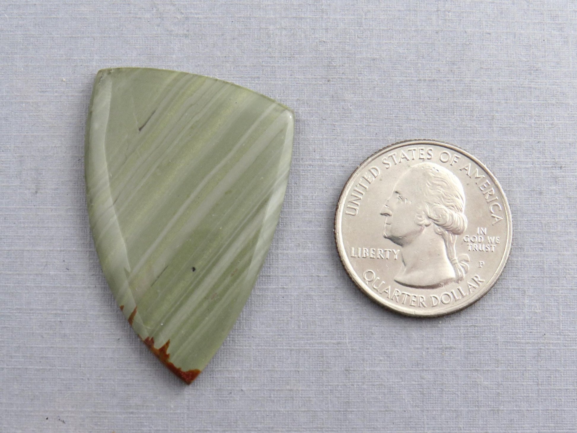 Owyhee Jasper Cabochon | Oregon Idaho Gemstone| 40x27 | Mined in the USA | JS382 - Gem Enthusiast