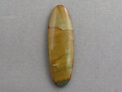 Owyhee Picture Jasper Cabochon | 46x15 mm | Oregon Idaho Gemstone | Mined in the USA | JS377 - Gem Enthusiast