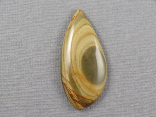 Owyhee Picture Jasper Cabochon | 48x25mm, 58.6ct | Owyhee Mountains in Oregon USA | JS388 - Gem Enthusiast
