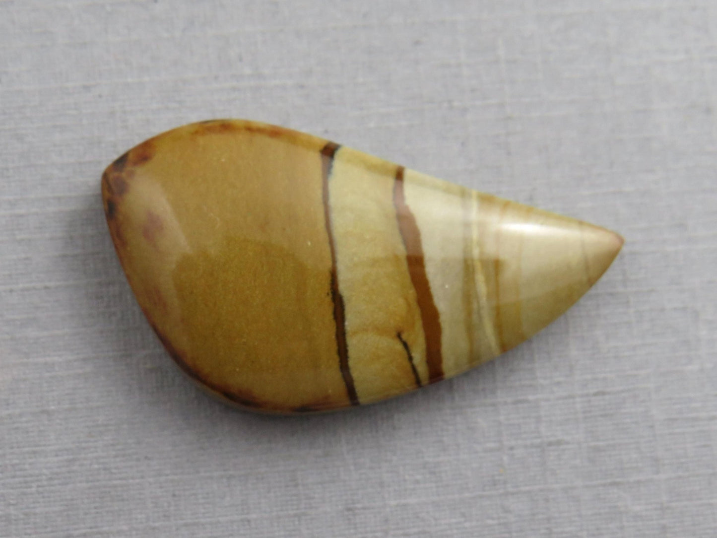 Owyhee Picture Jasper Cabochon | Oregon Idaho Gemstone| 32x18mm | Mined in the USA | JS360 - Gem Enthusiast