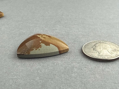Owyhee Picture Jasper Cabochon | Oregon Idaho Gemstone | Mined in the USA | JS302 - Gem Enthusiast