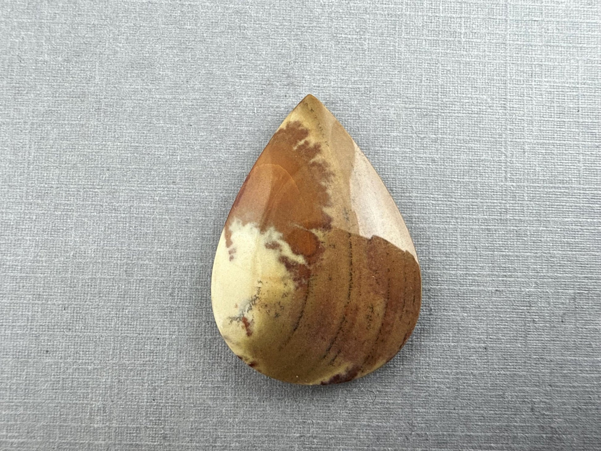 Owyhee Picture Jasper Cabochon | Oregon Idaho Gemstone | Mined in the USA | JS307 - Gem Enthusiast