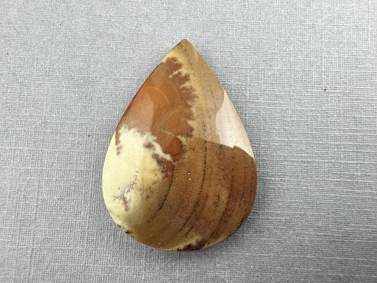 Owyhee Picture Jasper Cabochon | Oregon Idaho Gemstone | Mined in the USA | JS307 - Gem Enthusiast