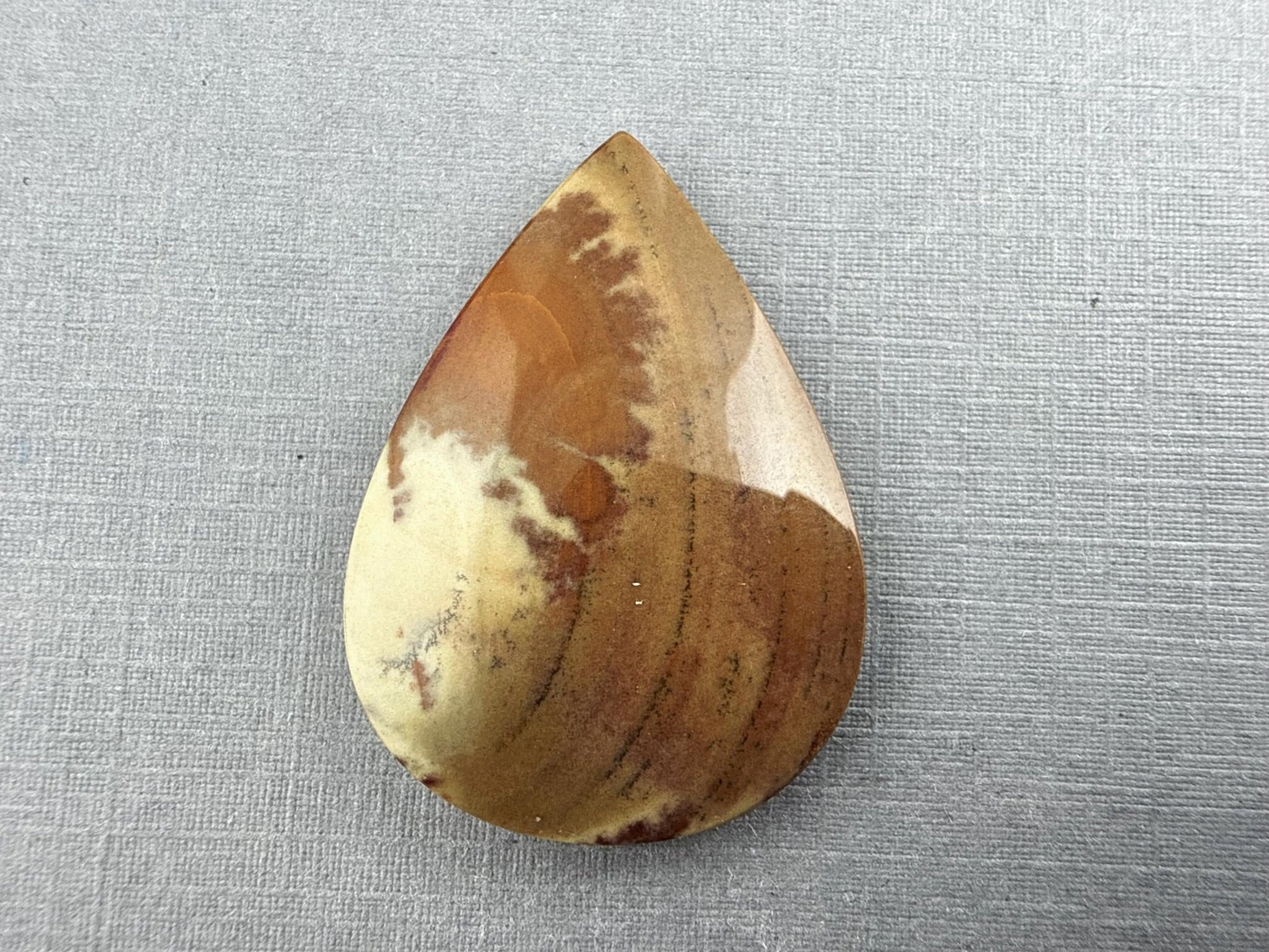 Owyhee Picture Jasper Cabochon | Oregon Idaho Gemstone | Mined in the USA | JS307 - Gem Enthusiast