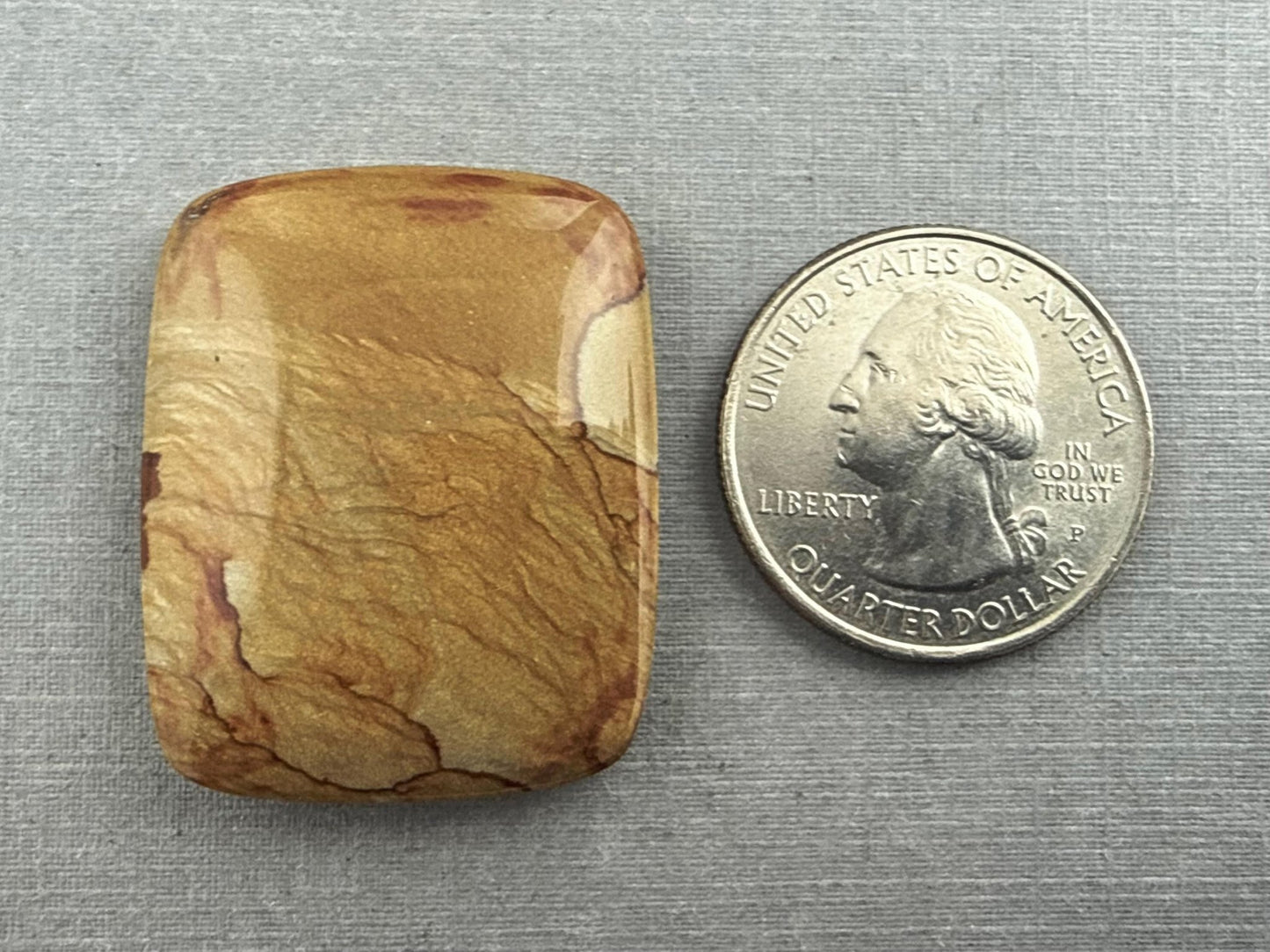 Owyhee Picture Jasper Cabochon | Oregon Idaho Gemstone | Mined in the USA | JS308 - Gem Enthusiast