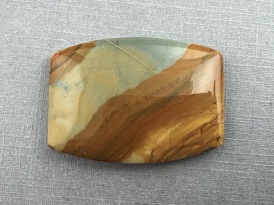 Owyhee Picture Jasper Cabochon | Oregon Idaho Gemstone | Mined in the USA | JS309 - Gem Enthusiast