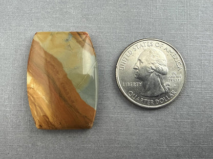 Owyhee Picture Jasper Cabochon | Oregon Idaho Gemstone | Mined in the USA | JS309 - Gem Enthusiast