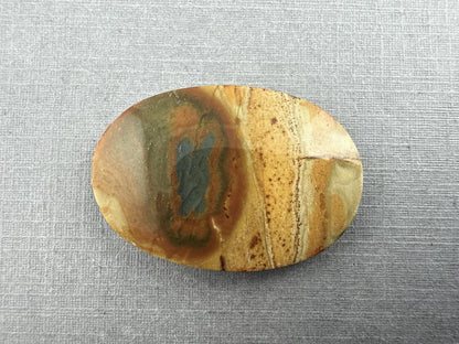 Owyhee Picture Jasper Cabochon | Oregon Idaho Gemstone | Mined in the USA | JS310 - Gem Enthusiast