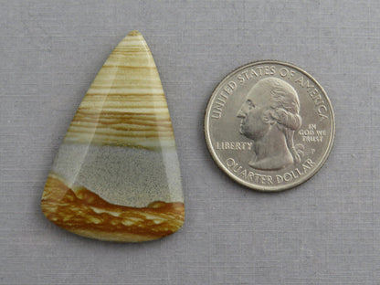 Owyhee Picture Jasper Cabochon | Oregon Idaho Gemstone | Mined in the USA | JS365 - Gem Enthusiast