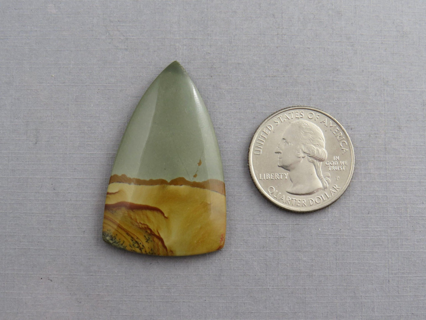Owyhee Picture Jasper Cabochon | Oregon Idaho Gemstone | Mined in the USA | JS387 - Gem Enthusiast