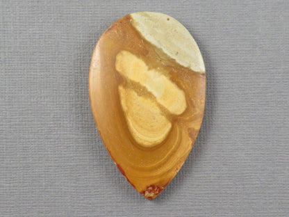 Owyhee Picture Jasper Cabochon Pear | 48x30mm, 72.2ct | Owyhee Mountains, Oregon USA | JS362 - Gem Enthusiast