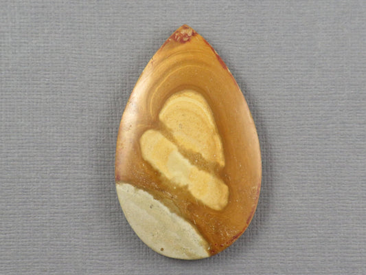 Owyhee Picture Jasper Cabochon Pear | 48x30mm, 72.2ct | Owyhee Mountains, Oregon USA | JS362 - Gem Enthusiast