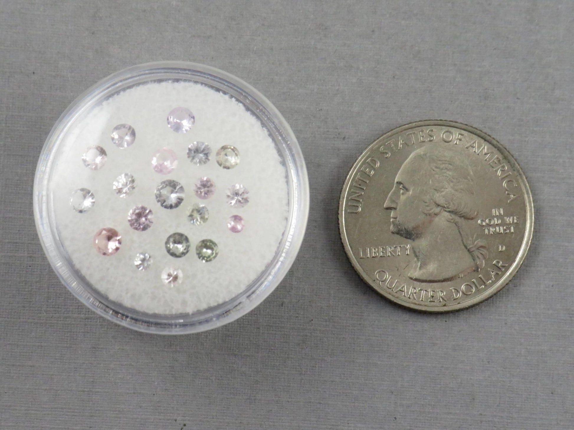 Pastel Sapphire Faceted Lots | 2.2mm to 3.5mm | Natural Gemstones | 2.05 carats | SF137 - Gem Enthusiast