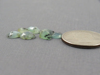 Peruvian Opal Rose Cut | Andean Gemstone | 7-9mm length, 2mm depth, 5.76ct | Sold as Lot | PO433 - Gem Enthusiast