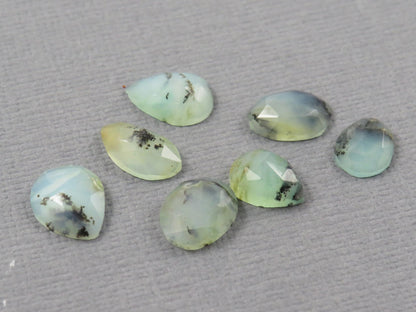 Peruvian Opal Rose Cut | Andean Gemstone | 7-9mm length, 2mm depth, 5.76ct | Sold as Lot | PO433 - Gem Enthusiast