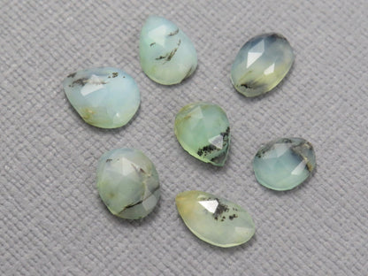 Peruvian Opal Rose Cut | Andean Gemstone | 7-9mm length, 2mm depth, 5.76ct | Sold as Lot | PO433 - Gem Enthusiast