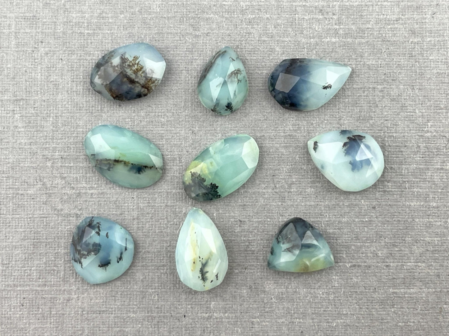 Peruvian Opal Rose Cut Lot | 8+ carats | PO428 - Opal - Gem Enthusiast