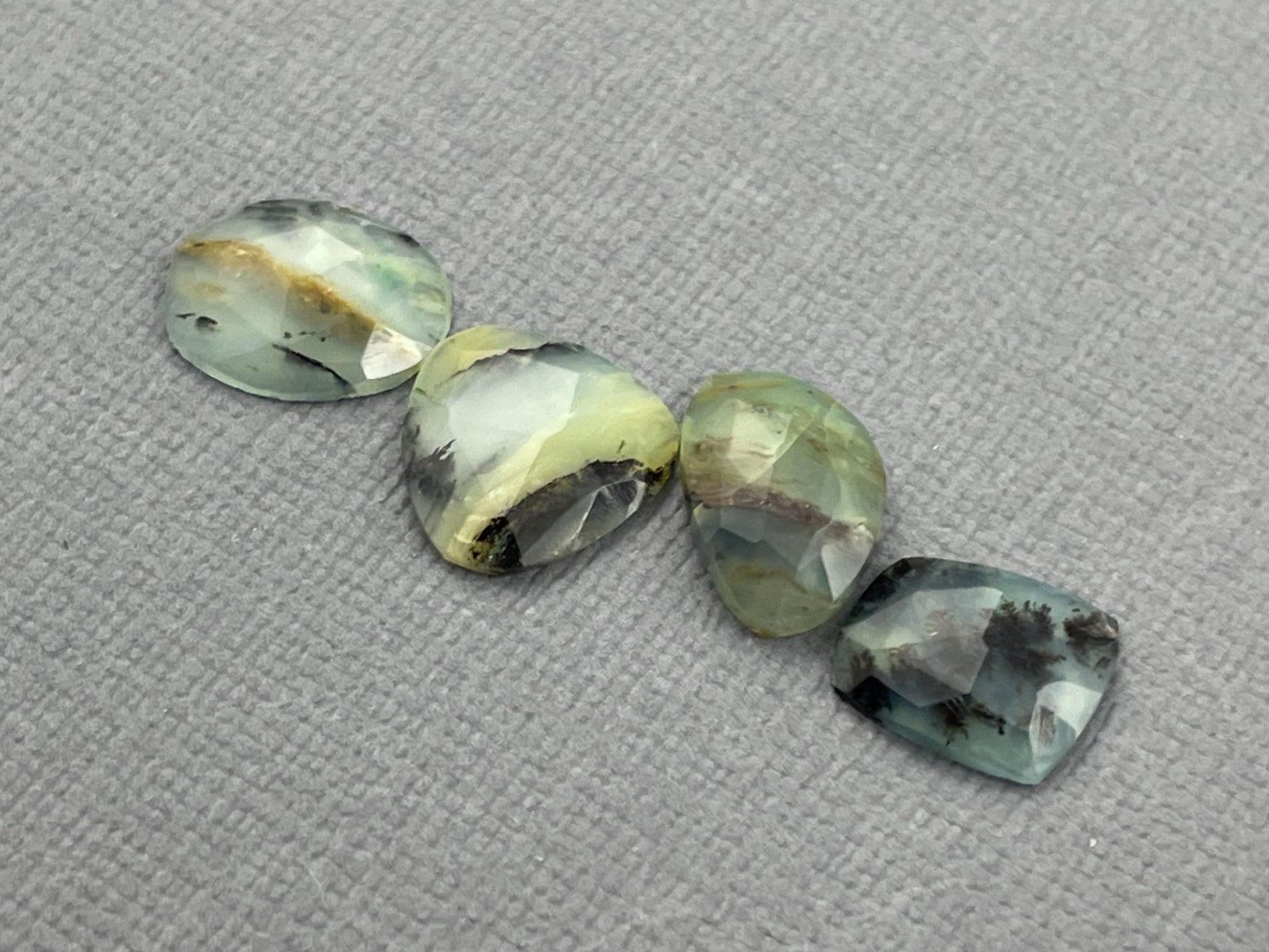 Peruvian Opal Rose Cut Lot | 9 - 13mm | 4.88 carats | PO425 - Opal - Gem Enthusiast