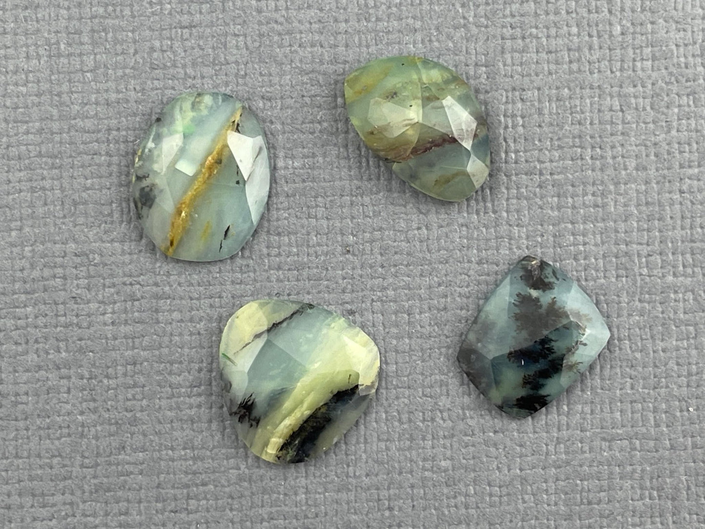 Peruvian Opal Rose Cut Lot | 9 - 13mm | 4.88 carats | PO425 - Opal - Gem Enthusiast