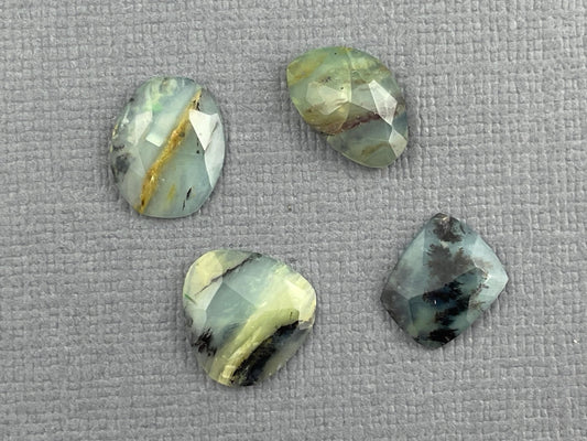 Peruvian Opal Rose Cut Lot | 9 - 13mm | 4.88 carats | PO425 - Opal - Gem Enthusiast