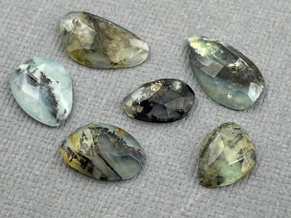 Peruvian Opal Rose Cut Lot | 9 - 14mm 6.74 carats | PO426 - Opal - Gem Enthusiast